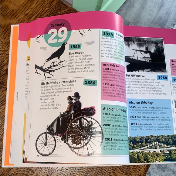 On This Day — White Multicolor Coffee Table Book - Picture 5 of 8